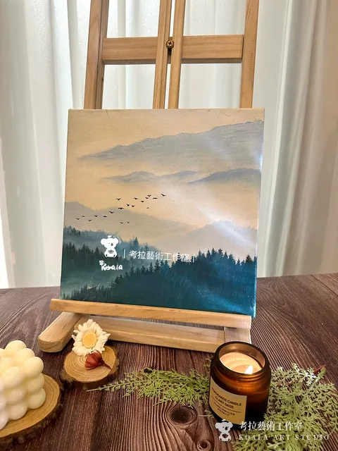 山巒綿綿｜油畫作品